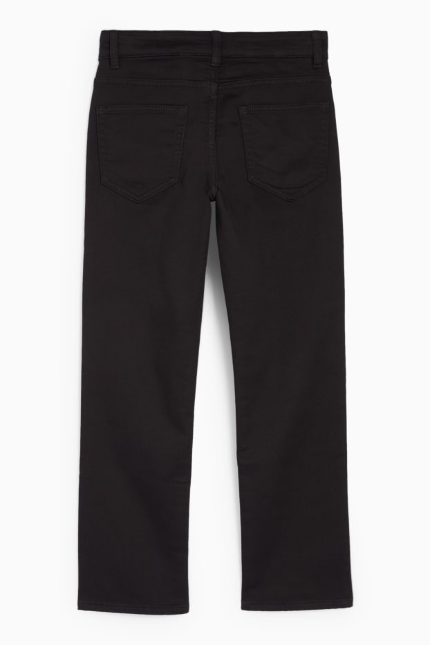 Kinder Buben - Thermohose - schwarz