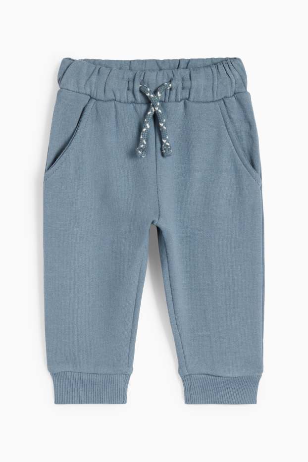 Baby Buben - Wolf und Elch - Baby-Outfit - 2 teilig - hellbeige