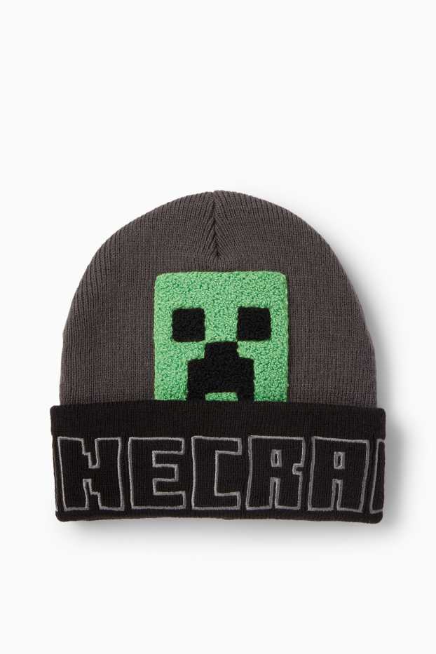 Bambini - Minecraft - berretto - nero