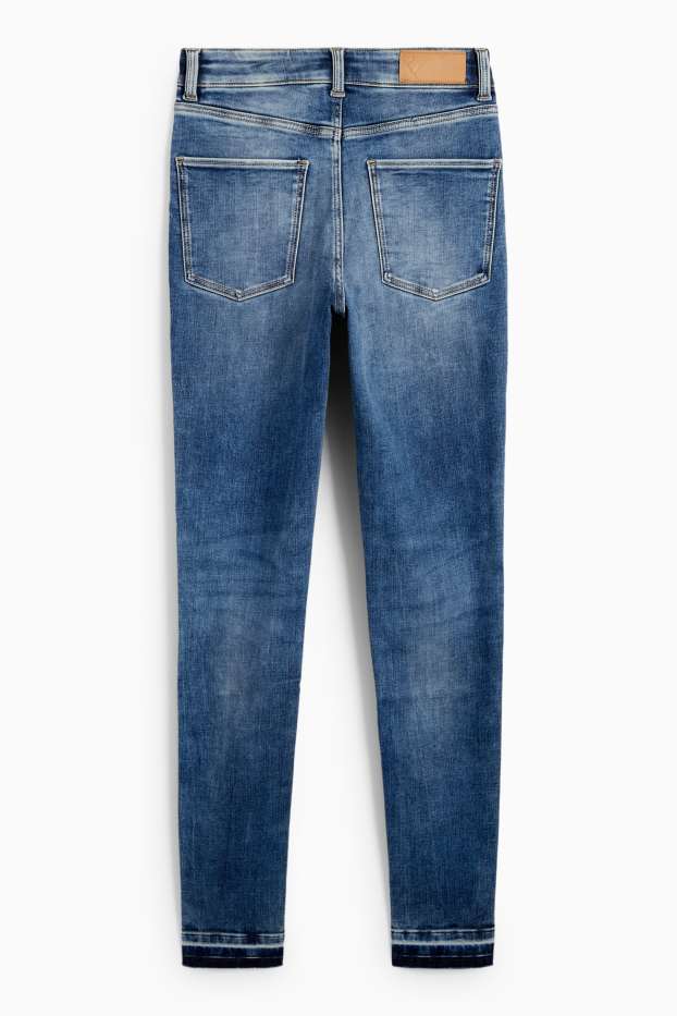 Kobiety - Skinny jeans - wysoki stan - LYCRA® ADAPTIV Fiber - dżins-niebieski