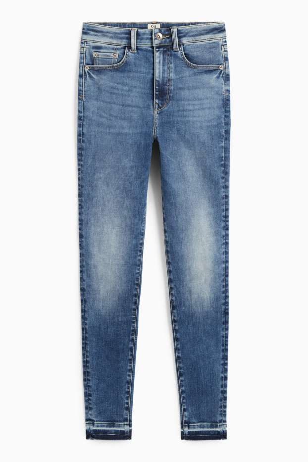 Kobiety - Skinny jeans - wysoki stan - LYCRA® ADAPTIV Fiber - dżins-niebieski