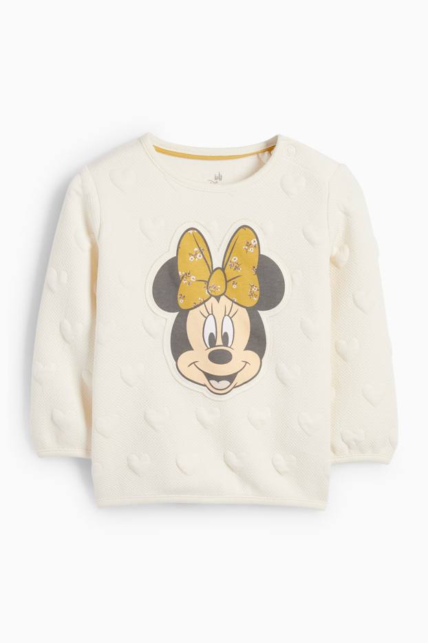 Baby Mädchen - Minnie Maus - Baby-Outfit - 3 teilig - gelb