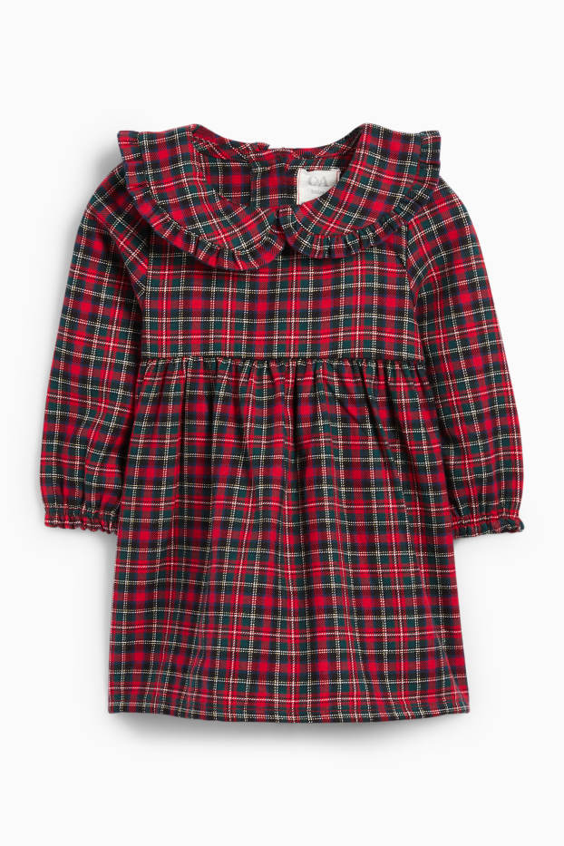 Miminka - dívky - Outfit pro miminka - 2dílný - tmavočervená