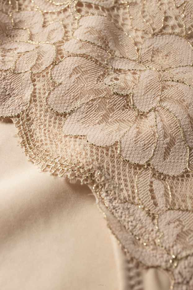 Dames - Slip - licht beige