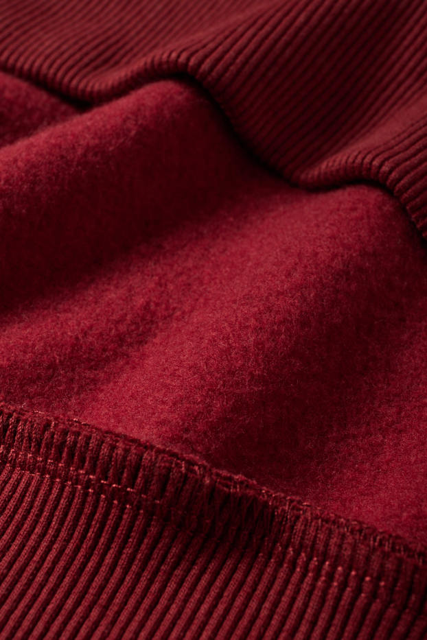 Femmes - Sweat - rouge foncé