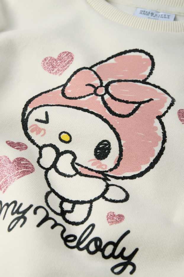 Děti - dívky - My Melody - mikina - krémově bílá