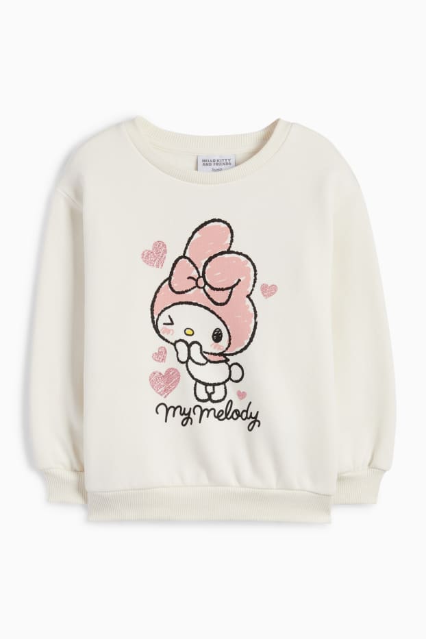 Děti - dívky - My Melody - mikina - krémově bílá