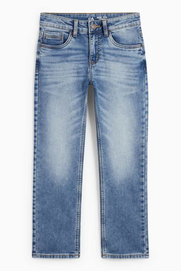 Children Boys - Straight jeans - thermal jeans - jog denim - denim-light blue
