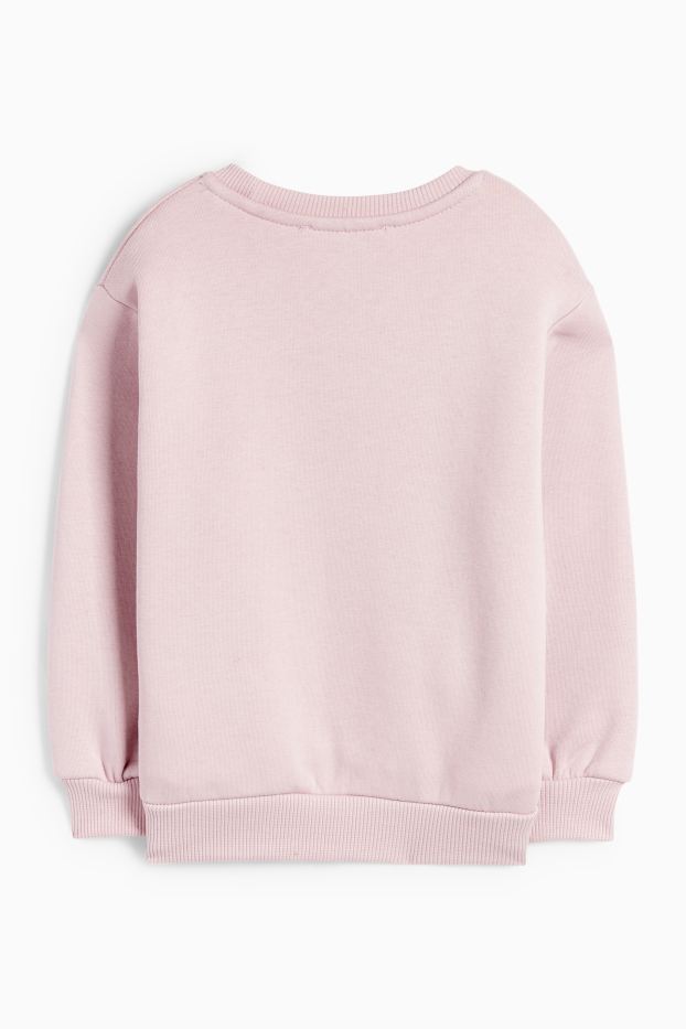 Kinder Mädchen - Schmetterling - Sweatshirt - rosa