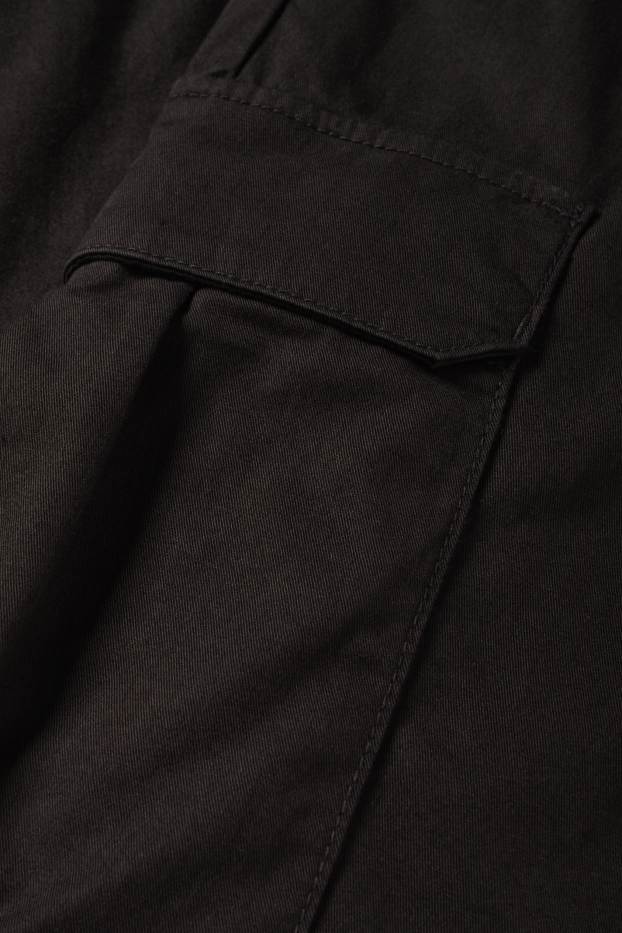 Uomo - Pantaloni cargo termici - nero