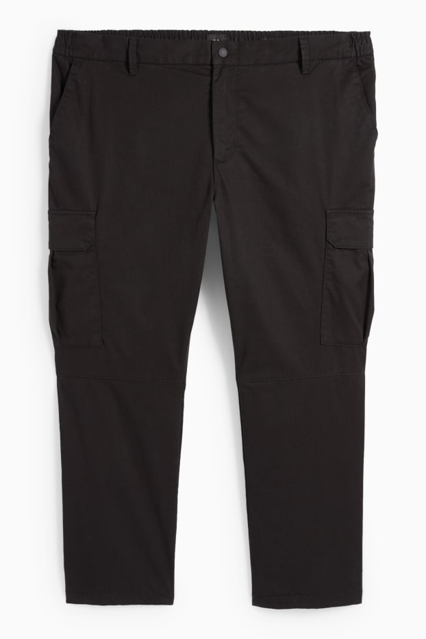 Uomo - Pantaloni cargo termici - nero