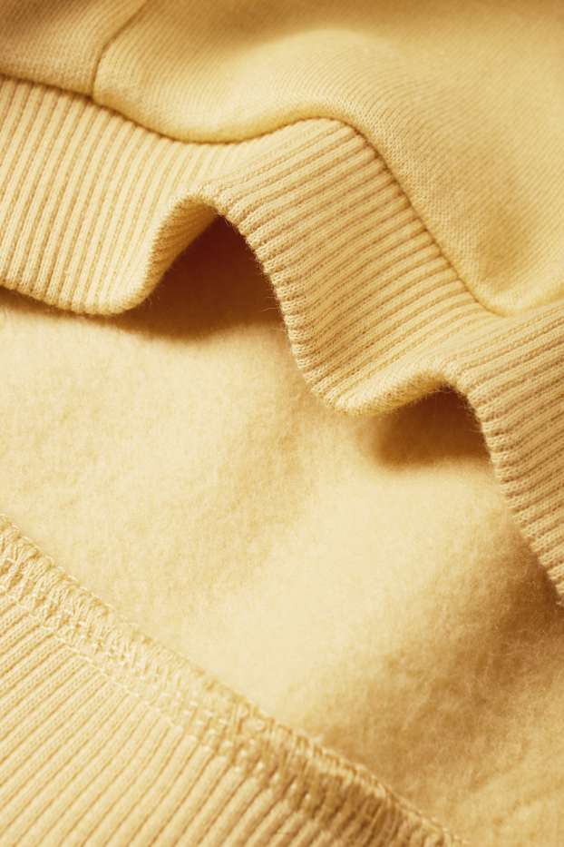 Enfants filles - Fleurs - sweat - jaune