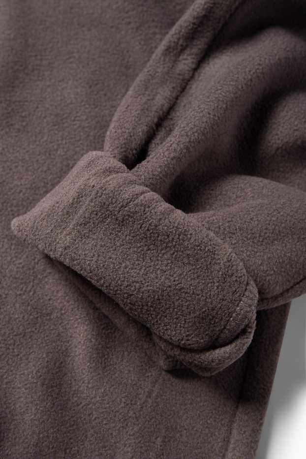Bambini - Pantaloni sportivi di pile - grigio scuro