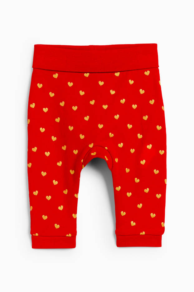 Miminka - dívky - Minnie Mouse - vánoční outfit pro miminka - 3dílný - bílá/červená