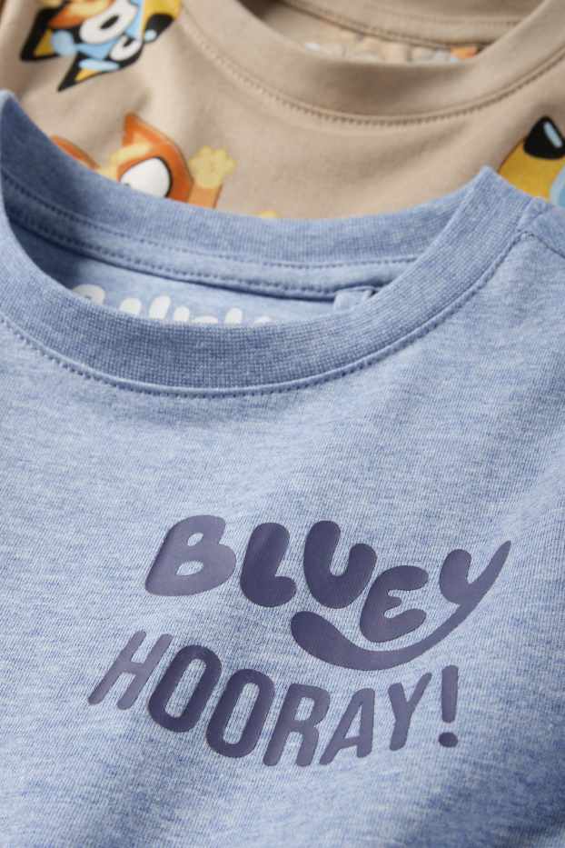 Bambini - Confezione da 2 - motivo Bluey - pigiama - 4 pezzi - blu  / beige