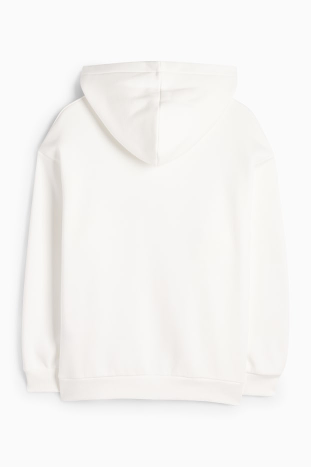Kinder Mädchen - Der Grinch - Weihnachts-Hoodie - weiß