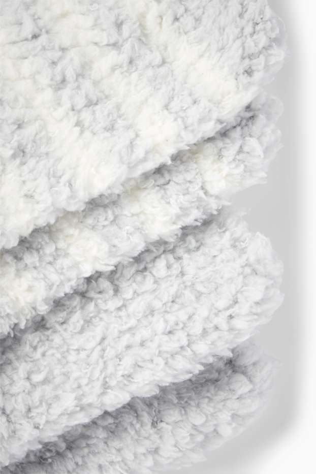 Damen - Multipack 2er - Socken - hellgrau