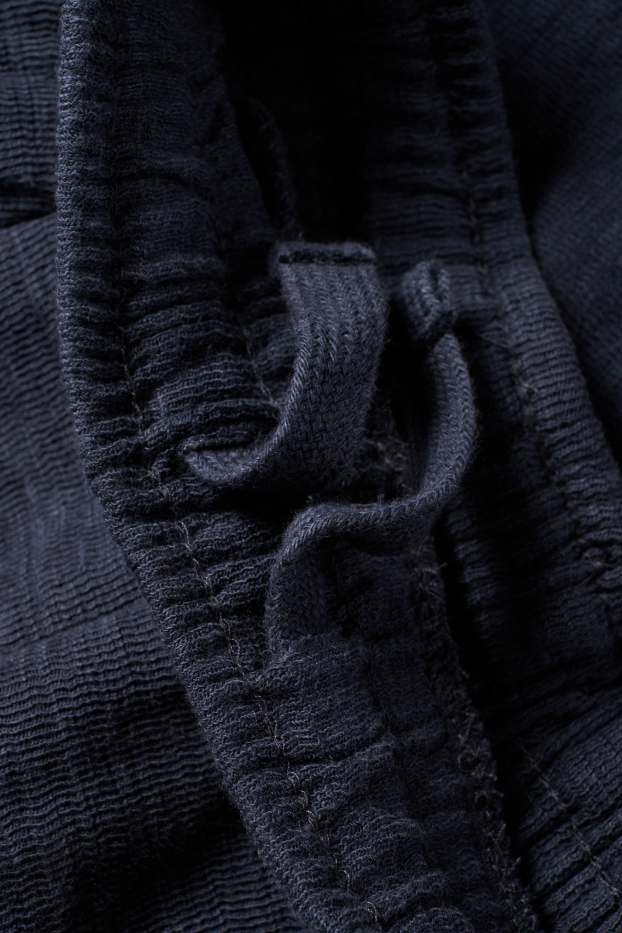 Children Boys - Joggers - textured - dark blue
