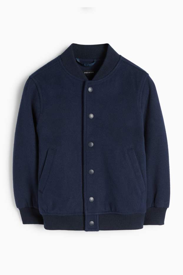 Enfants garçons - Blouson aviateur - bleu foncé