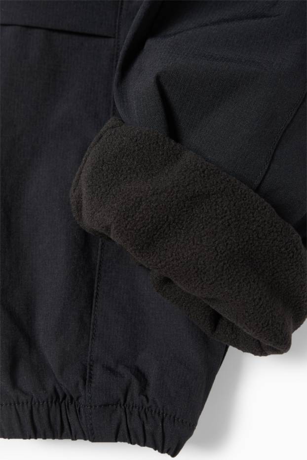 Kinder Buben - Thermo-Cargohose - schwarz
