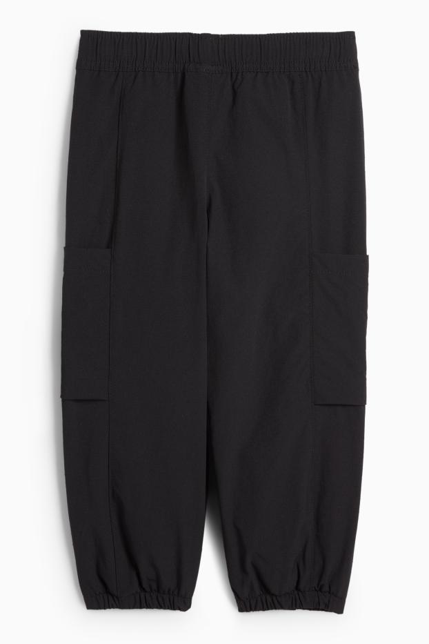 Kinder Buben - Thermo-Cargohose - schwarz