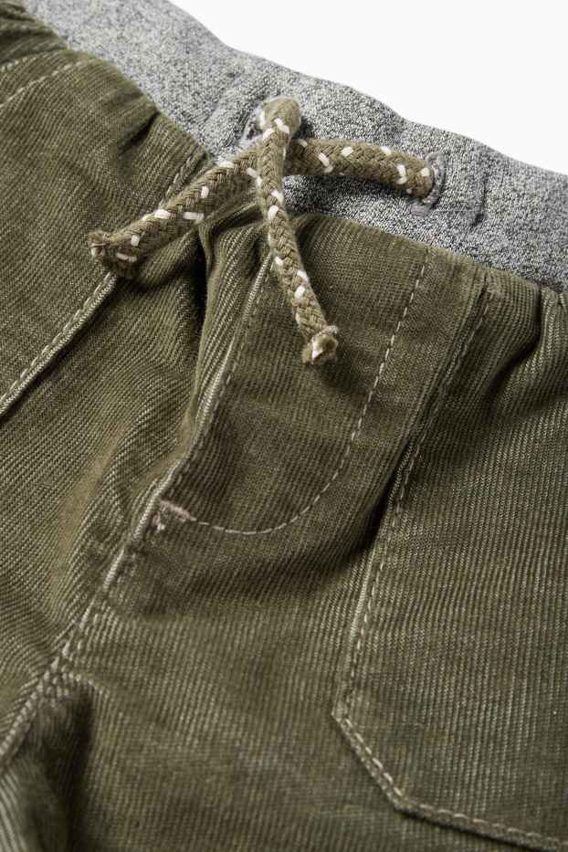 Nadó nen - Pantalons de pana tèrmics per a nadó - verd fosc