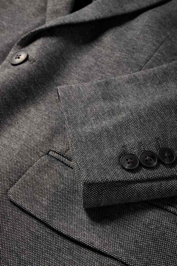 Pánské - Sako - slim fit - Flex - tmavošedá