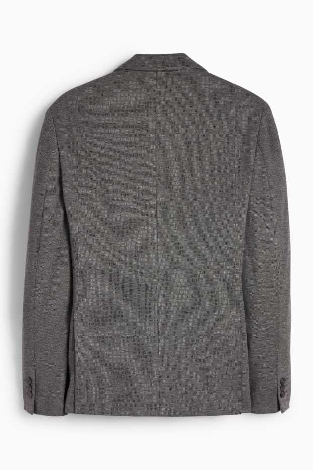 Pánské - Sako - slim fit - Flex - tmavošedá