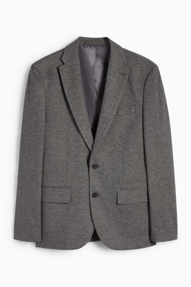 Pánské - Sako - slim fit - Flex - tmavošedá