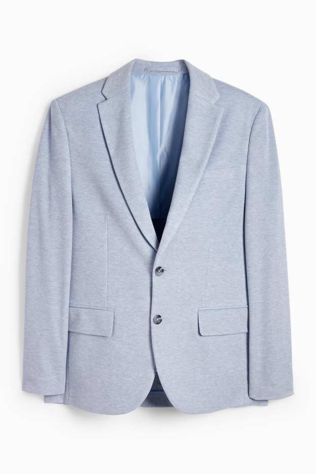 Pánské - Sako - slim fit - Flex - světle modrá