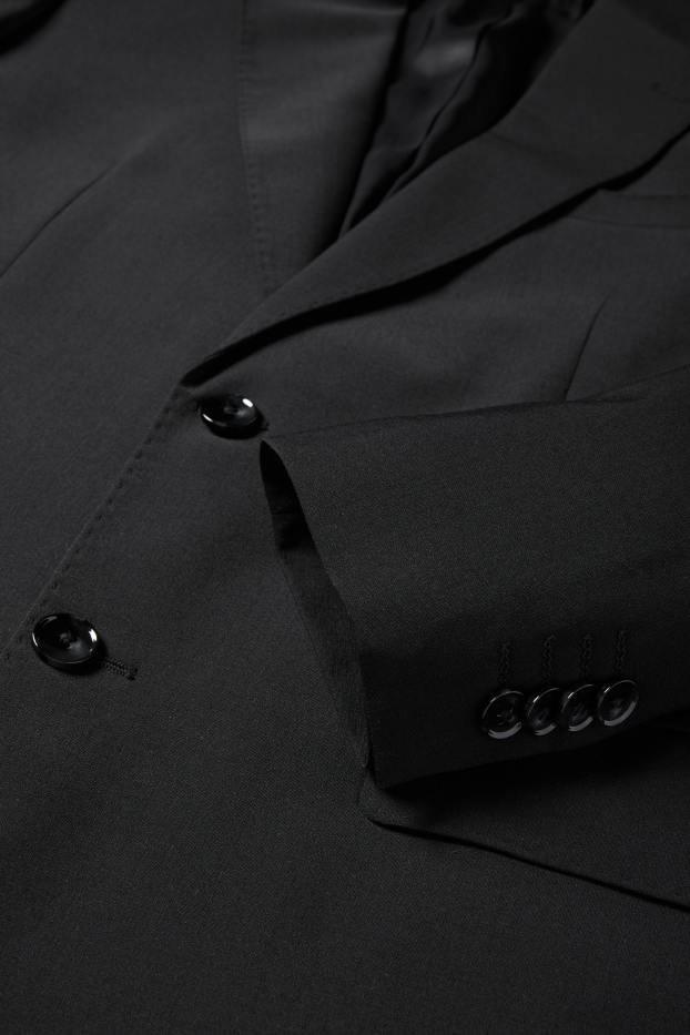 Bărbați - Sacou modular - regular fit - Flex - amestec de lână - LYCRA® - negru