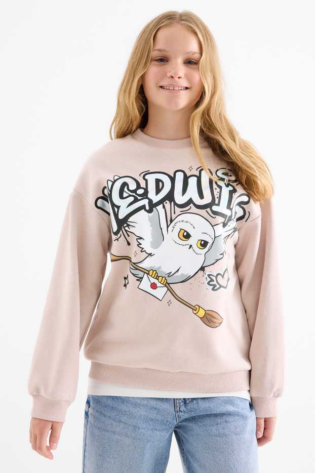 Enfants filles - Harry Potter - sweat - rose