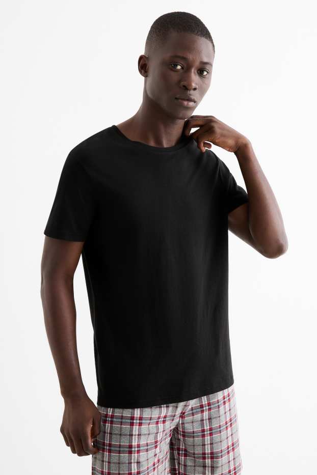 Men - Multipack of 3 - vest - black