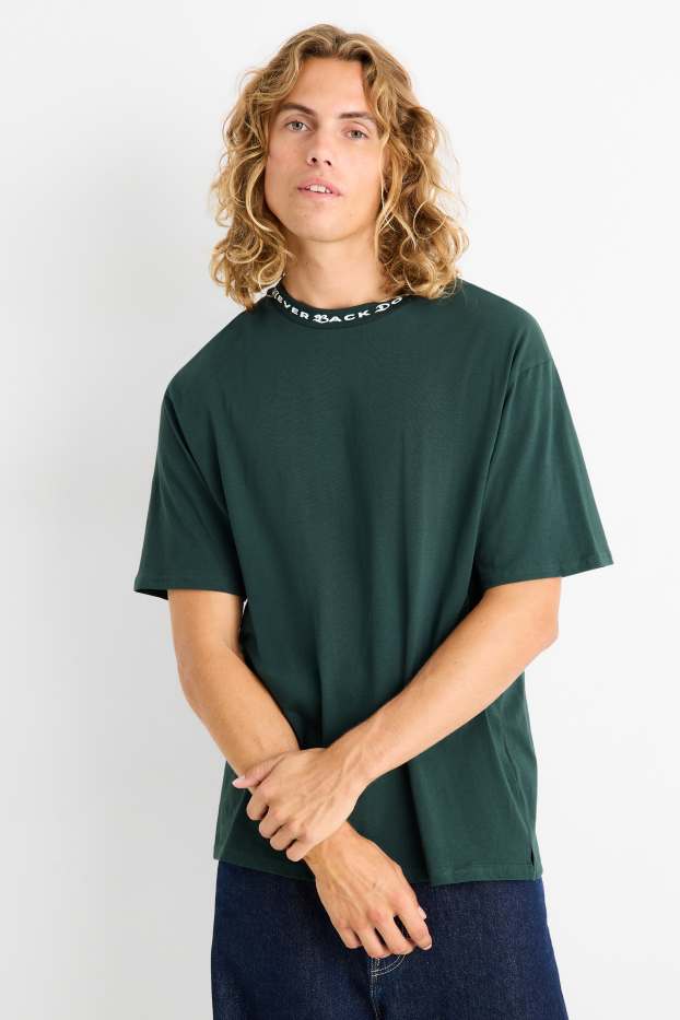 Herren - T-Shirt - Relaxed Fit - dunkelgrün