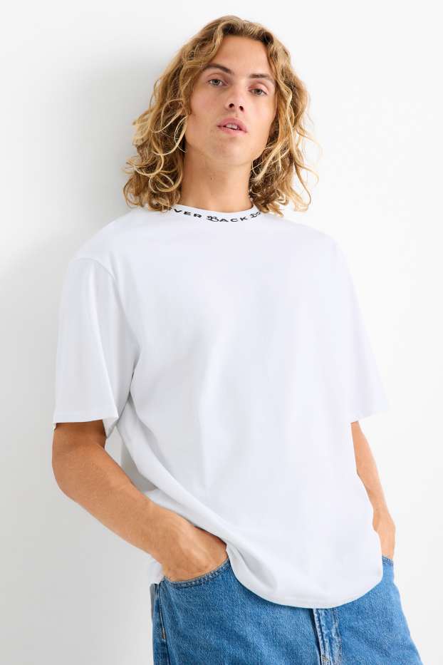 Herren - T-Shirt - Relaxed Fit - weiß