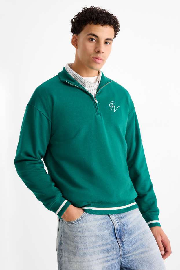 Heren - Sweatshirt - groen
