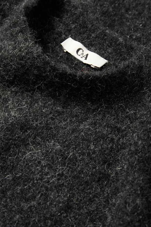 Damen - Pullover - dunkelgrau
