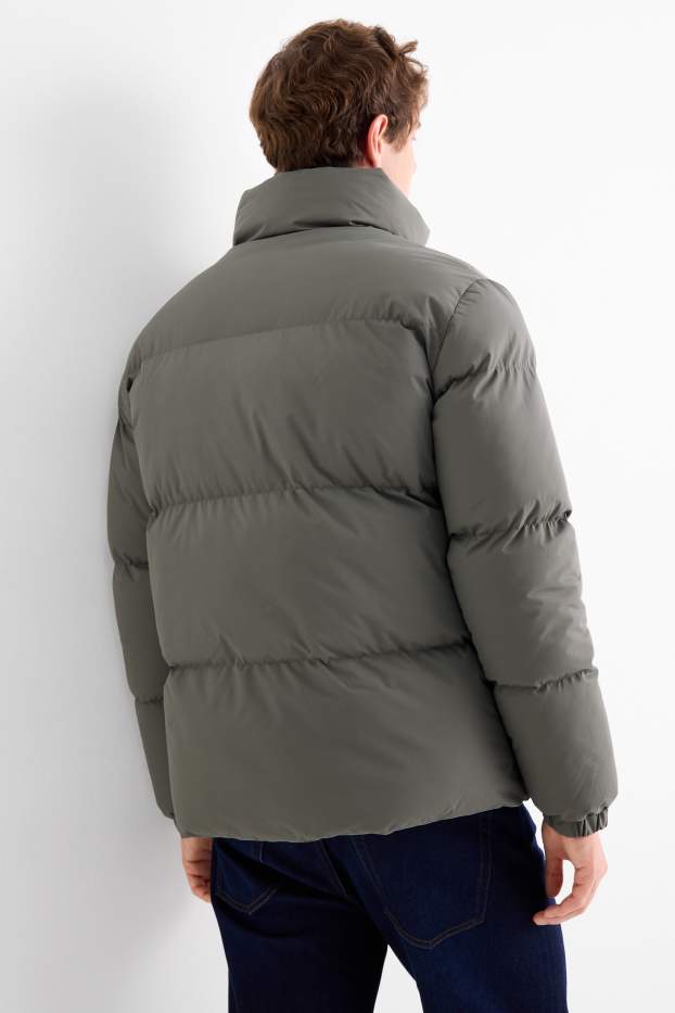 Herren - Steppjacke - wasserabweisend - grau