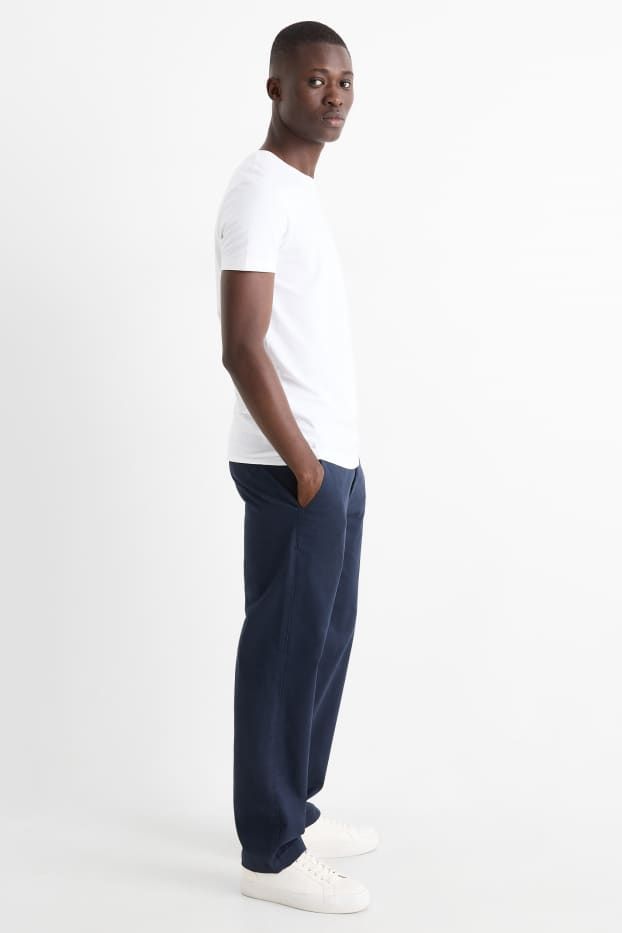 Herren - Chino - Regular Fit - dunkelblau