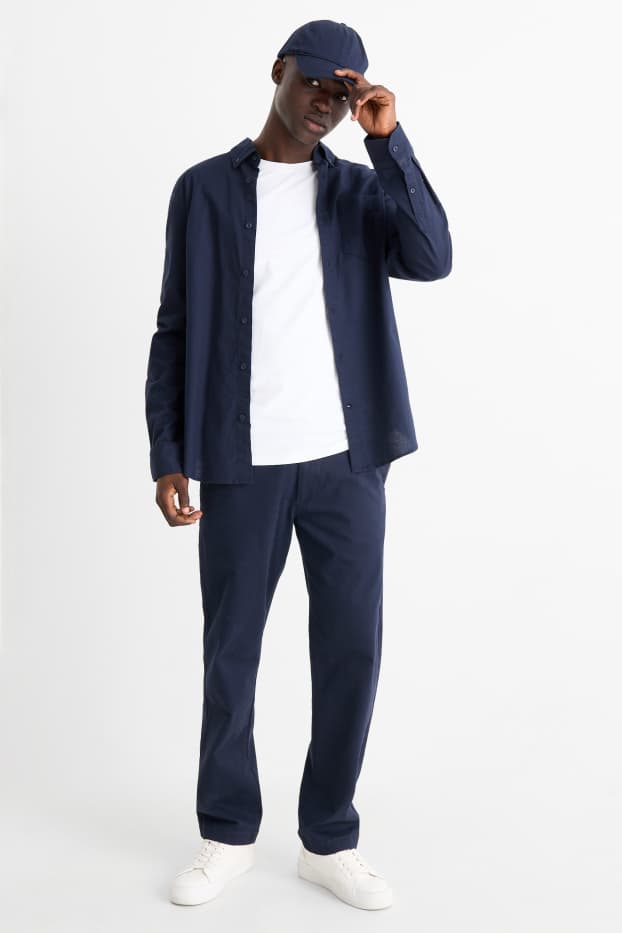Herren - Chino - Regular Fit - dunkelblau