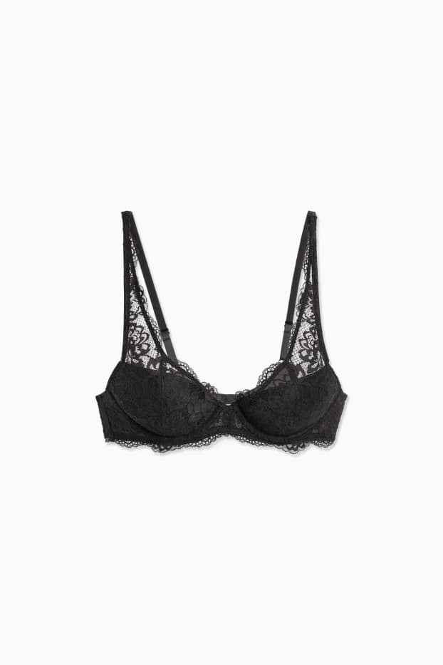 Mujer - Sujetador con aros - PLUNGE - con relleno - negro