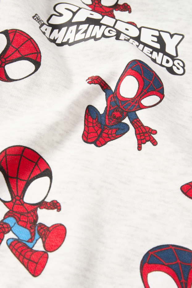Kinder Jungen - Multipack 2er - Spidey - Hoodie und Sweatshirt - weiss / beige