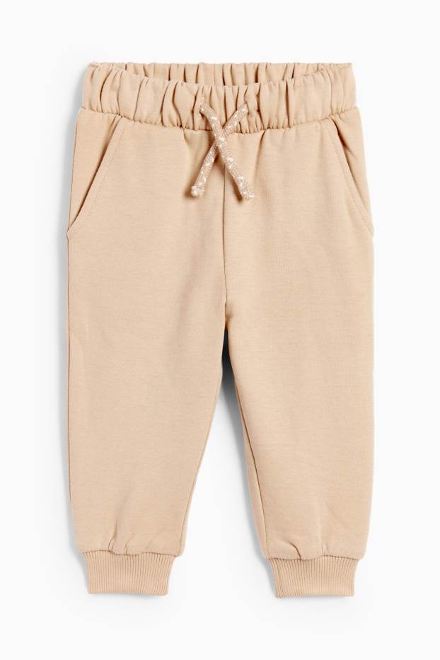 Miminka - chlapci - Divoká zvířata - outfit pro miminka - 2dílný - bílá/béžová