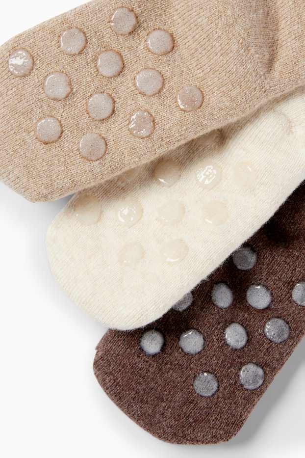 Miminka - chlapci - Ponožky pro miminka - hnědá/béžová