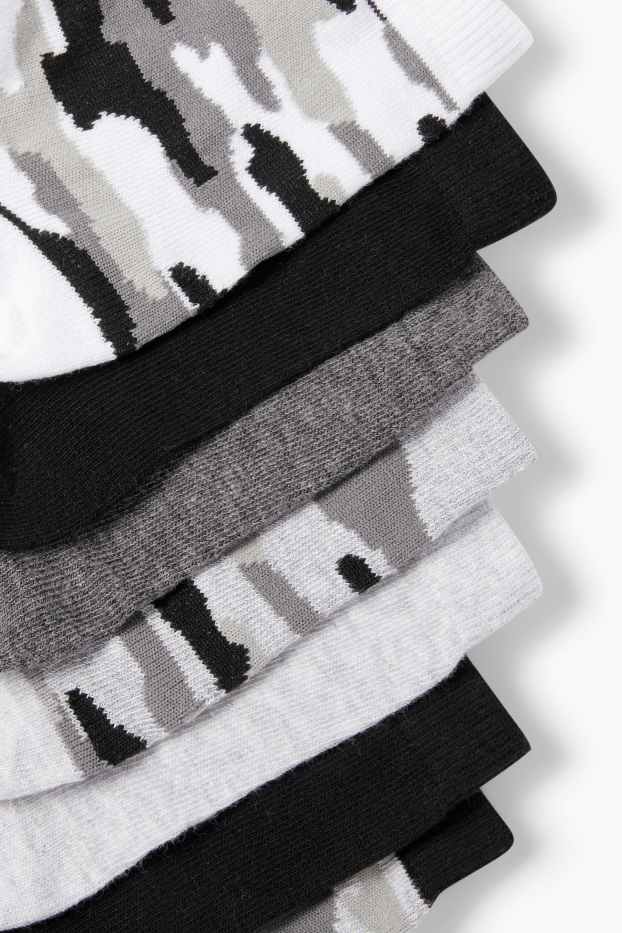 Kinder Jungen - Multipack 7er - Socken - schwarz / grau