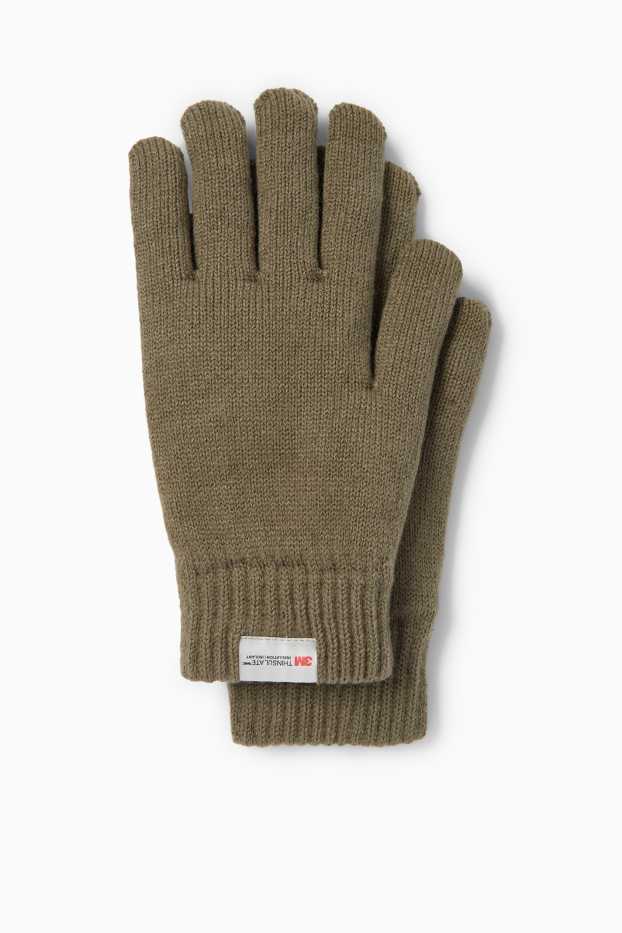 Uomo - Guanti per touchscreen - kaki