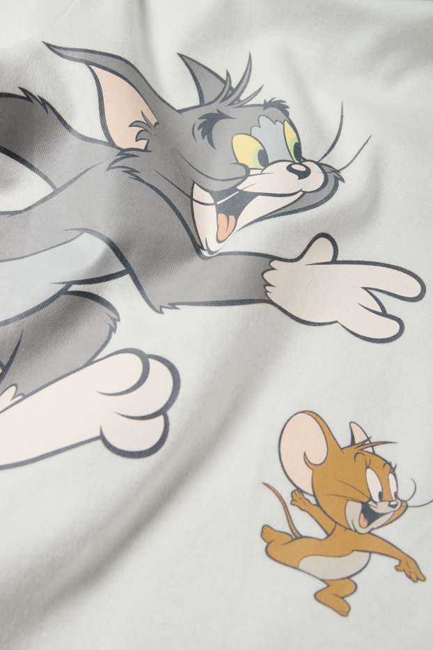 Niemowlęta chłopcy - Tom & Jerry - body niemowlęce - miętowa zieleń