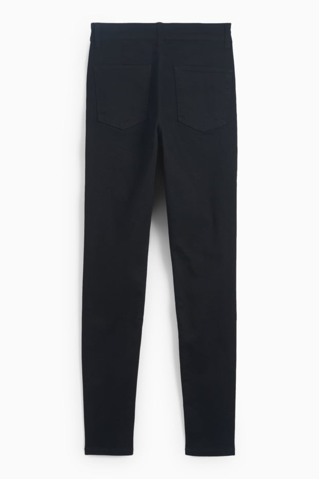 Femmes - Jegging jean - high waist - noir