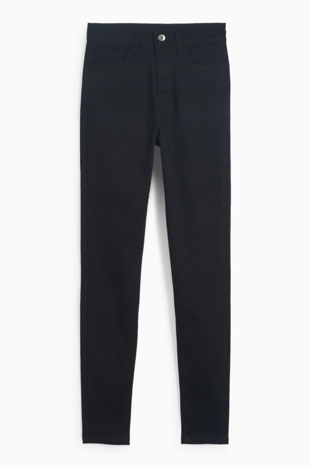Femmes - Jegging jean - high waist - noir