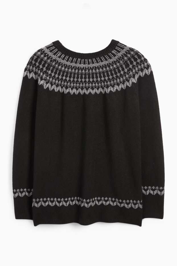 Femei - Pulover - negru